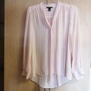 White and pink blouse